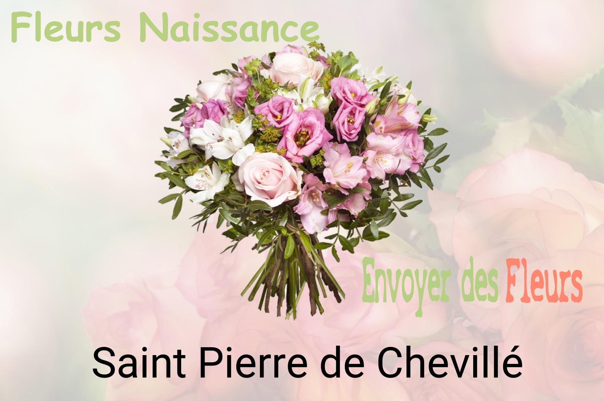 Bouquet de fleurs de naissance livré à Saint-Pierre-de-Chevillé